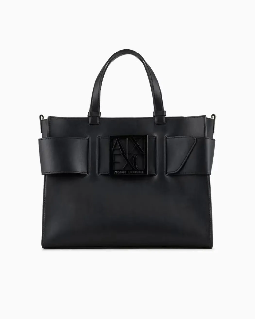 ARMANI EXCHANGE Borsa a tracolla nera da donna in pelle sintetica