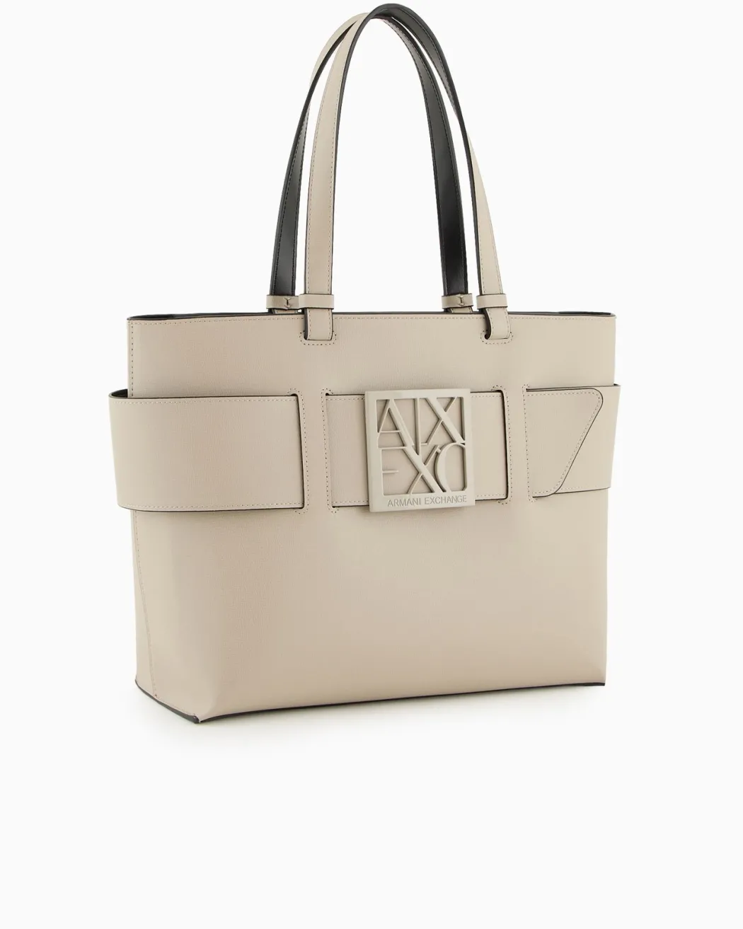 ARMANI EXCHANGE Borsa a tracolla nera da donna in pelle sintetica