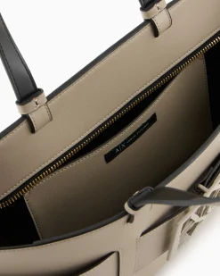 ARMANI EXCHANGE Borsa a tracolla nera da donna in pelle sintetica