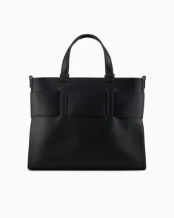ARMANI EXCHANGE Borsa a tracolla nera da donna in pelle sintetica
