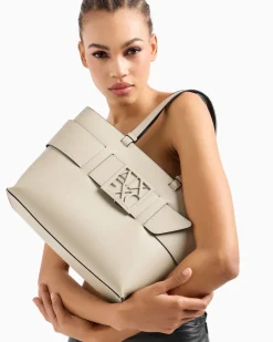 ARMANI EXCHANGE Borsa a tracolla nera da donna in pelle sintetica
