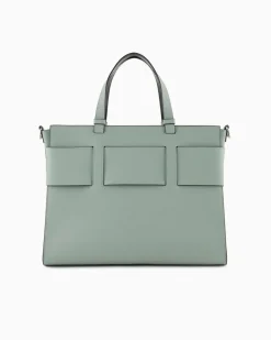 ARMANI EXCHANGE Borsa a tracolla nera da donna in pelle sintetica