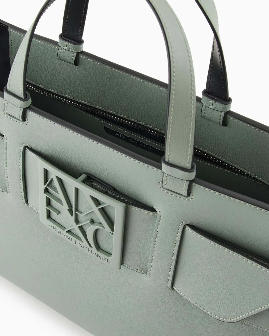 ARMANI EXCHANGE Borsa a tracolla nera da donna in pelle sintetica