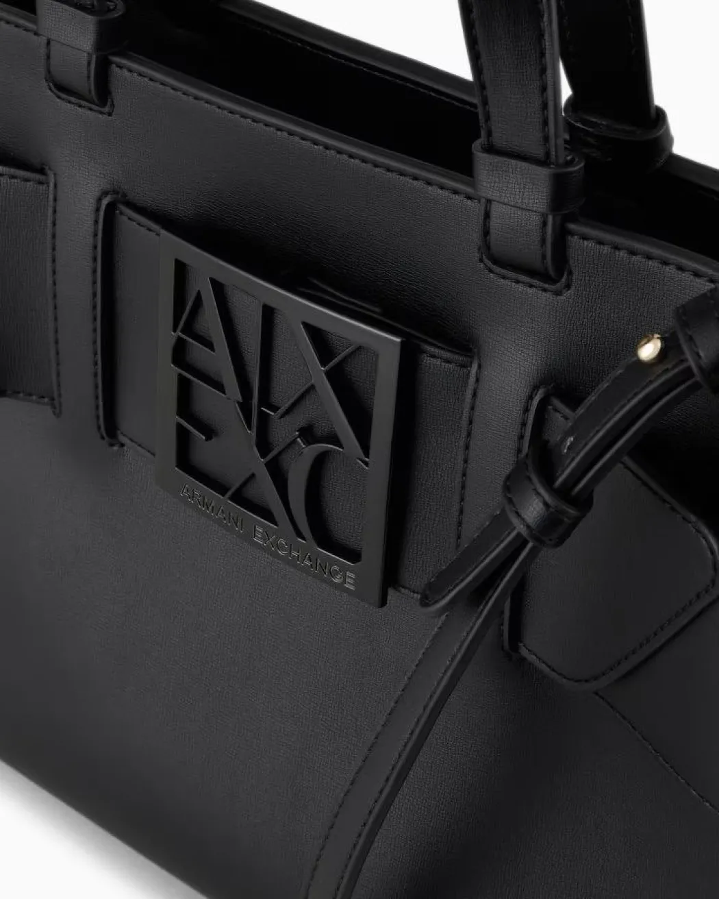 ARMANI EXCHANGE Borsa a tracolla nera da donna in pelle sintetica