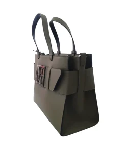 ARMANI EXCHANGE Borsa a tracolla nera da donna in pelle sintetica