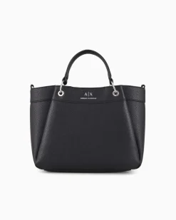 ARMANI EXCHANGE Borsa in ecopelle con dettaglio tracolla