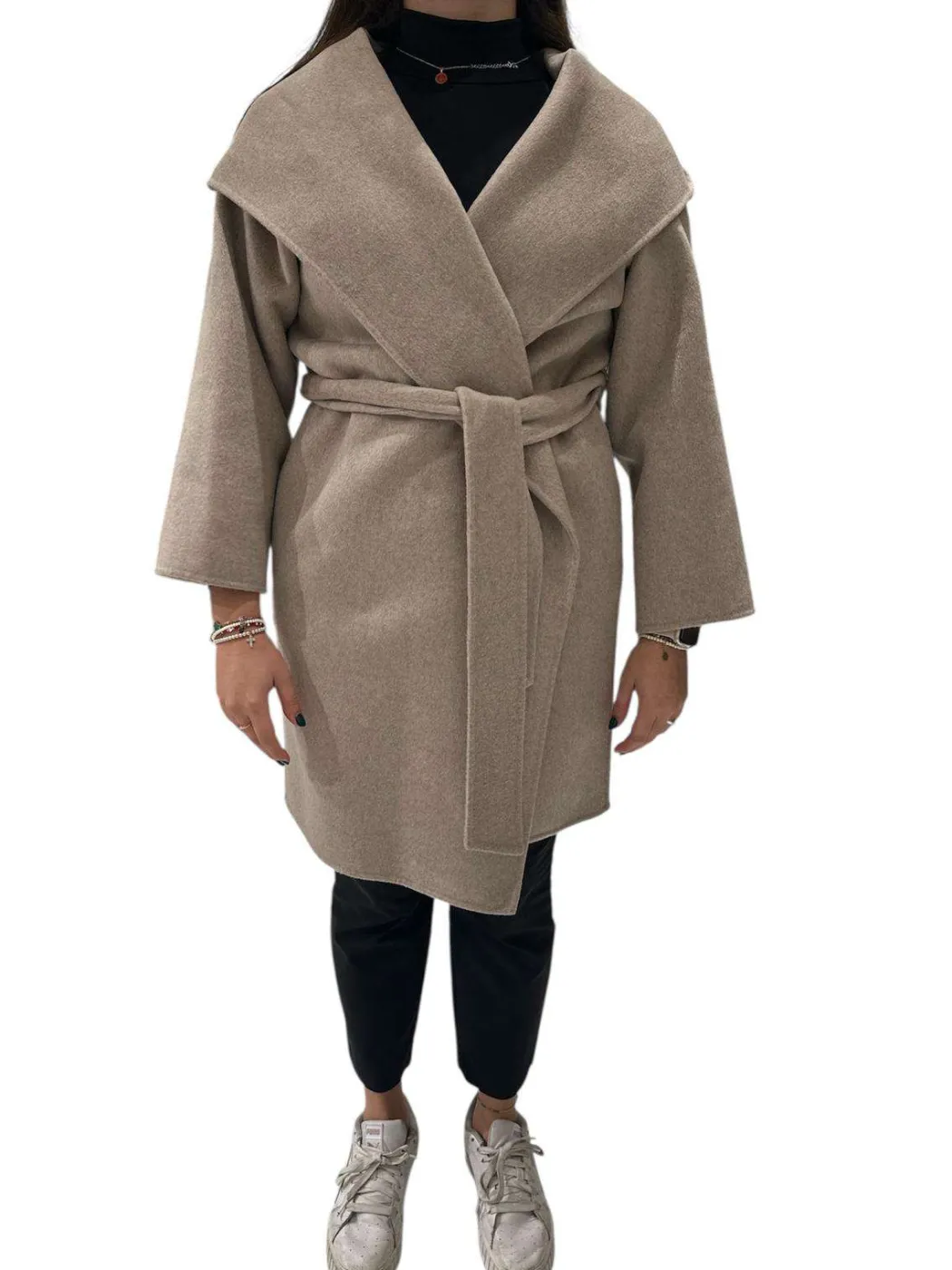 ARROLD'S CAPPOTTO DONNA - MAXI MAR CAPPUCCIO