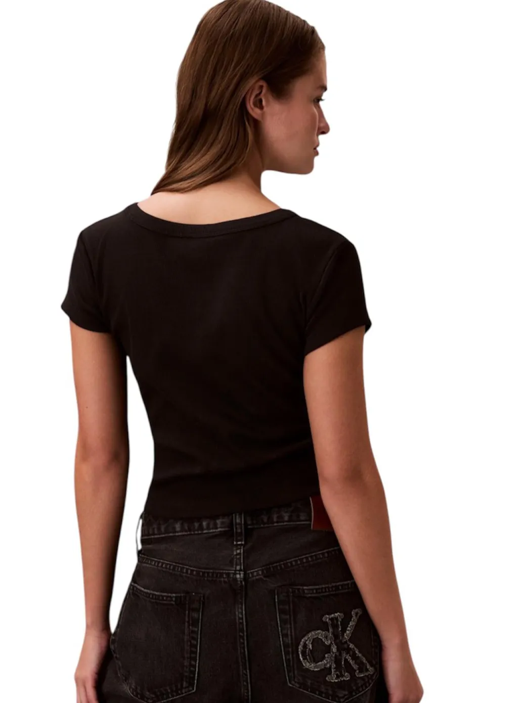 CALVIN KLEIN LABEL T-SHIRT DONNA - LV047C200G