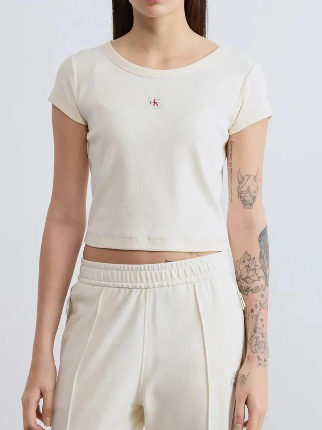 CALVIN KLEIN LABEL T-SHIRT DONNA - LV047C200G