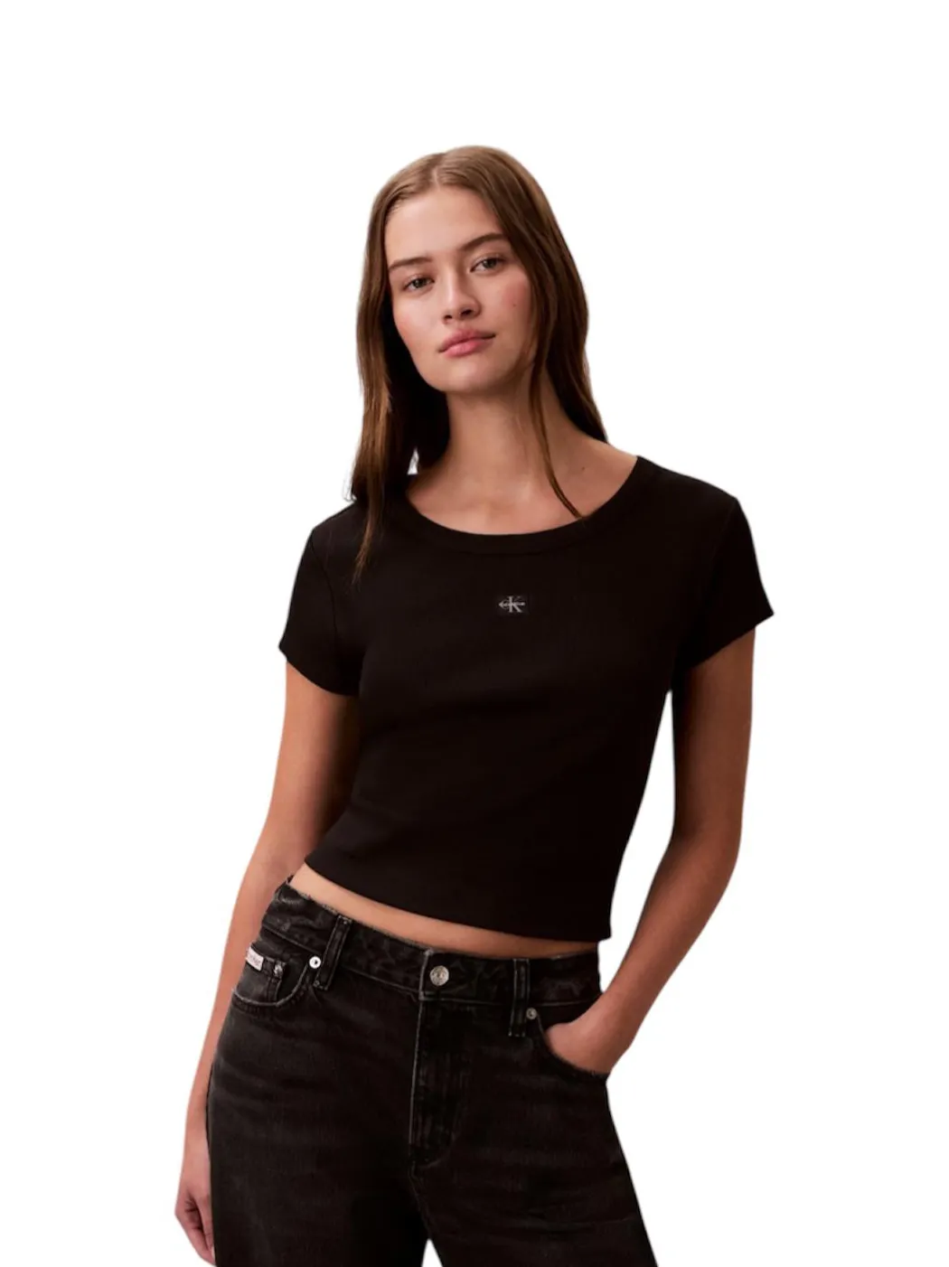 CALVIN KLEIN LABEL T-SHIRT DONNA - LV047C200G