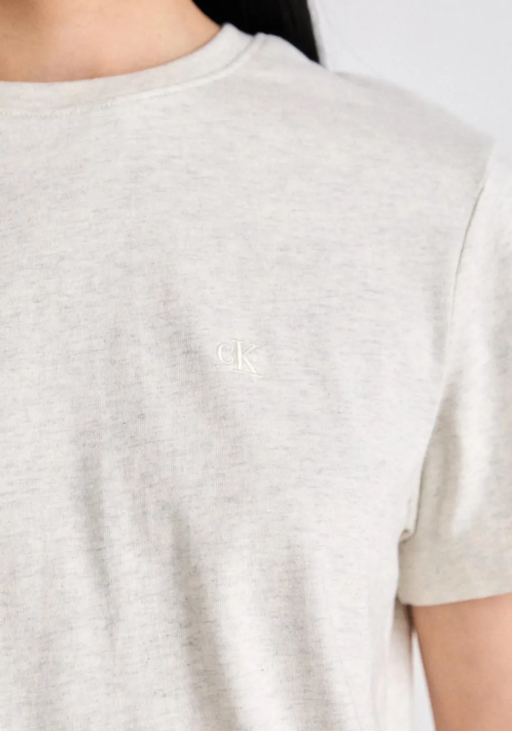 CALVIN KLEIN MONOGRAM T-SHIRT DONNA - LV047B224G