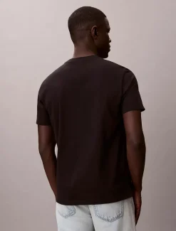 CALVIN KLEIN T-SHIRT MICRO MONOLOG - LV04RB866G