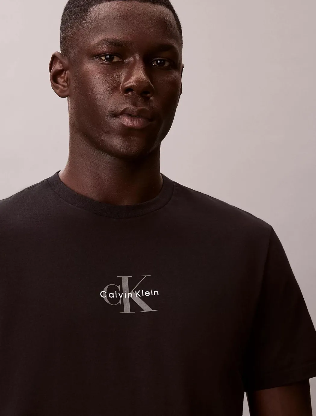 CALVIN KLEIN T-SHIRT MICRO MONOLOG - LV04RB866G