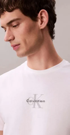 CALVIN KLEIN T-SHIRT MICRO MONOLOG - LV04RB866G