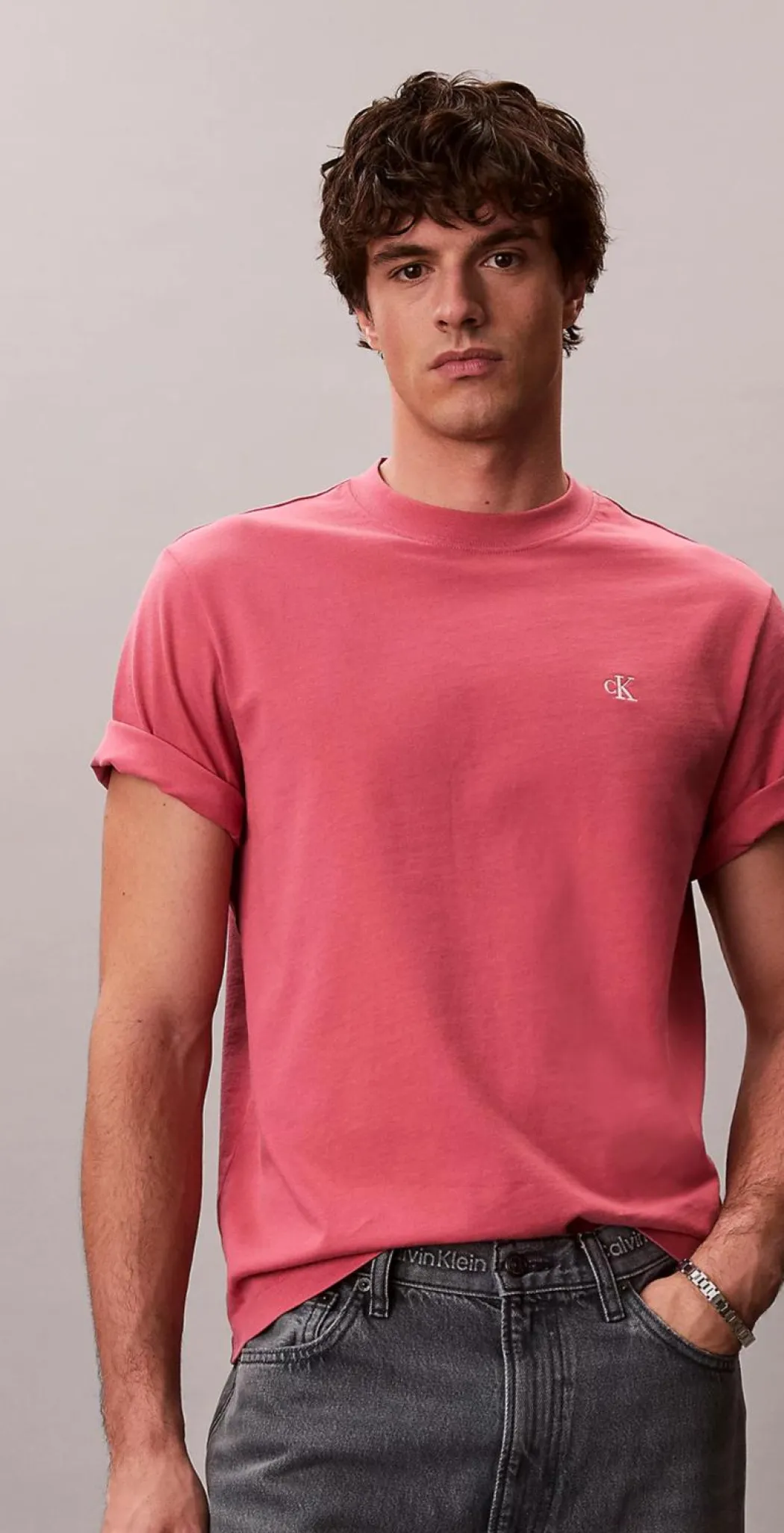 CALVIN KLEIN T-SHIRT MONOGRAM - LV04RC275G