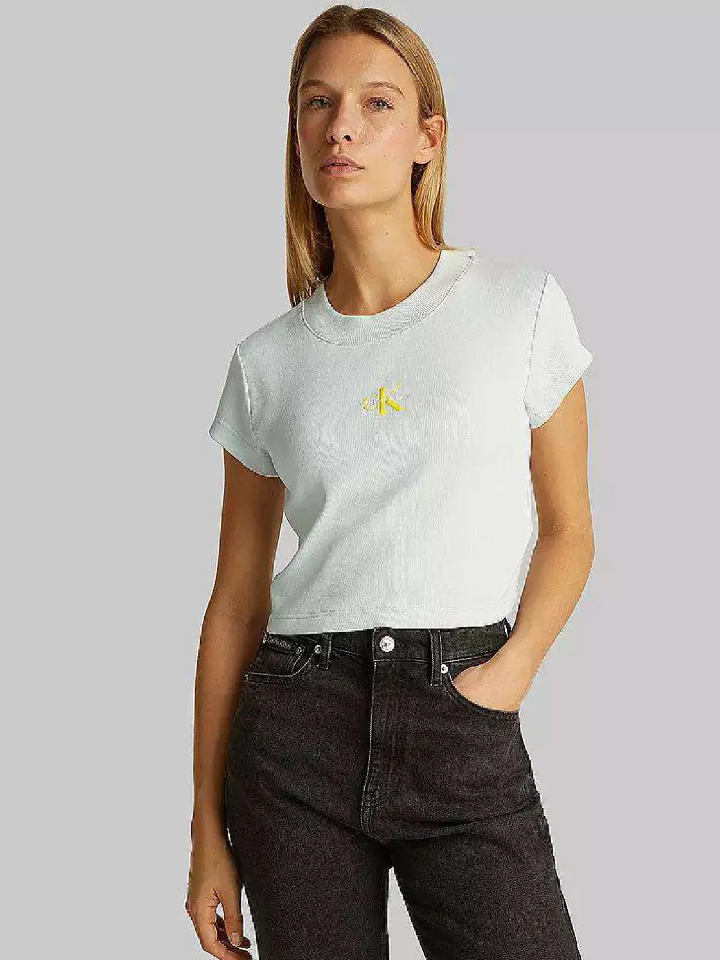 CALVIN KLEIN T-SHIRT UNISEX ADULTO - LV047AB802
