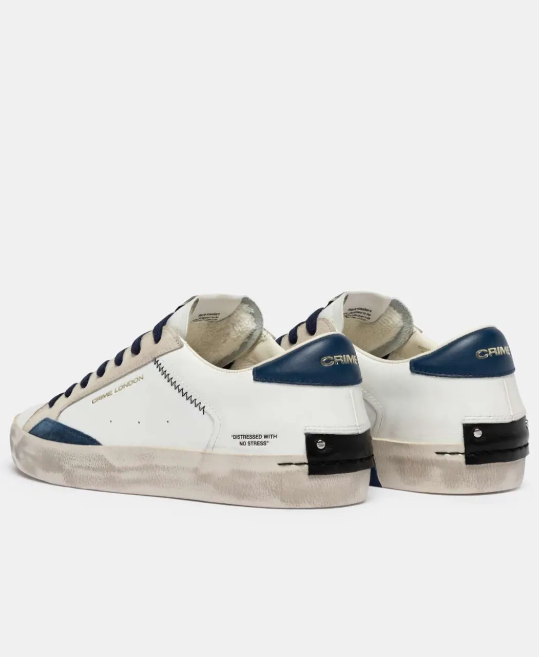CRIME LONDON SNEAKERS DISTRESSED LO -19003PP8