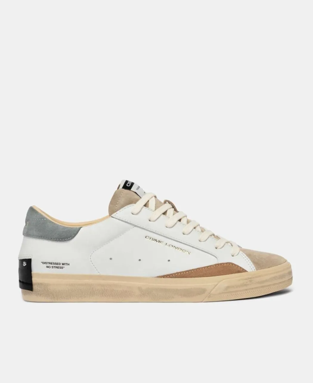 CRIME LONDON SNEAKERS DISTRESSED LO -19050PP8