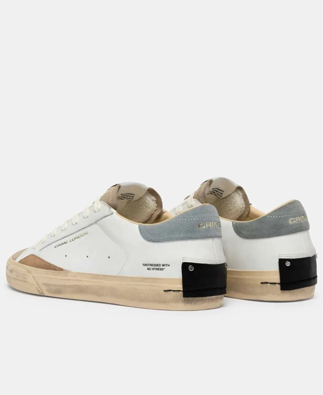 CRIME LONDON SNEAKERS DISTRESSED LO -19050PP8