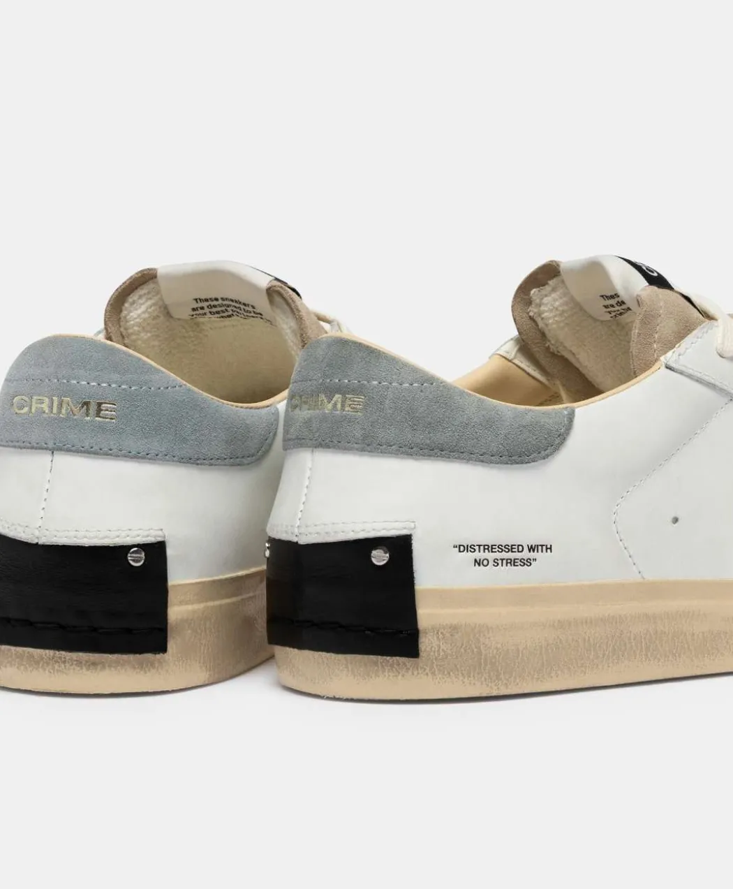 CRIME LONDON SNEAKERS DISTRESSED LO -19050PP8