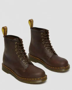 DR.MARTENS Stivaletto 1460 DARK BROWN CRAZY HORSE Dr. Martens