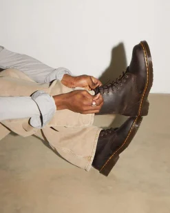 DR.MARTENS Stivaletto 1460 DARK BROWN CRAZY HORSE Dr. Martens