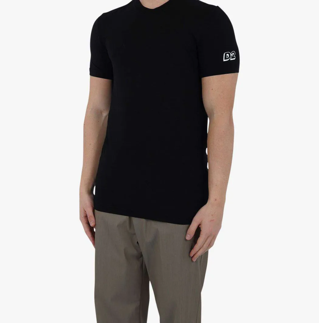 DSQUARED ROUND NECK T-SHIRT - D9M20507