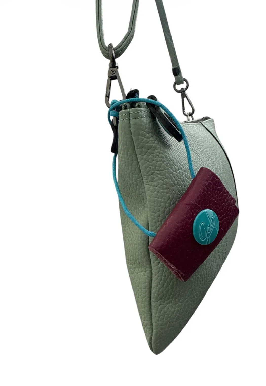 GABS Pochette BEYONCE in pelle di vitello martellata