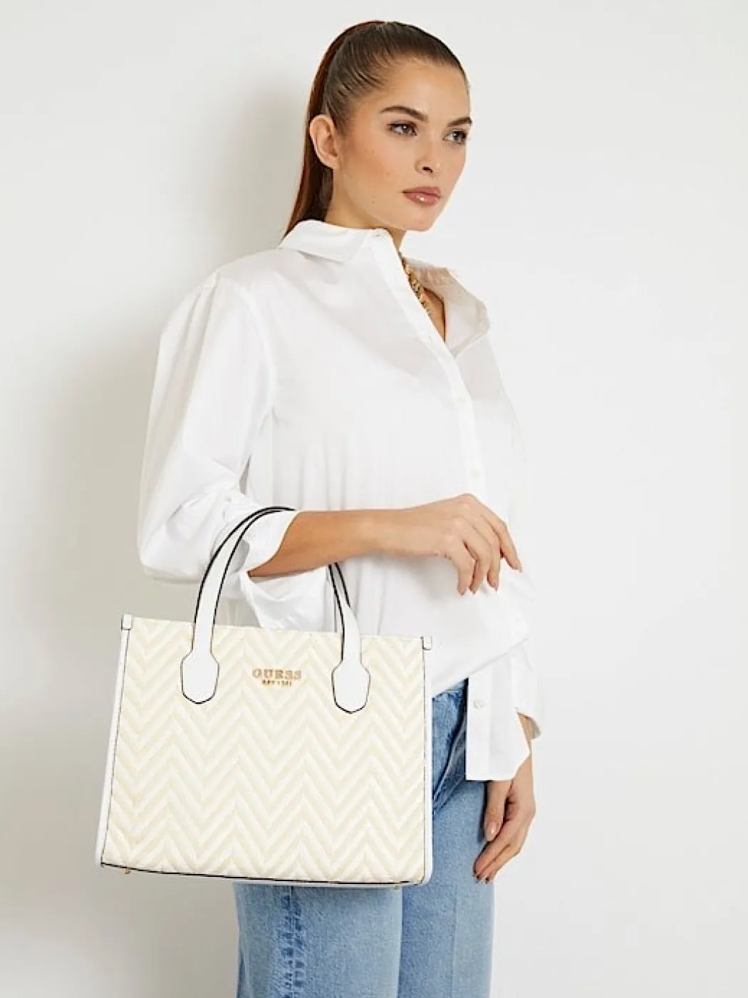 GUESS BORSA A MANO DONNA SILVANA - HWCV8665220