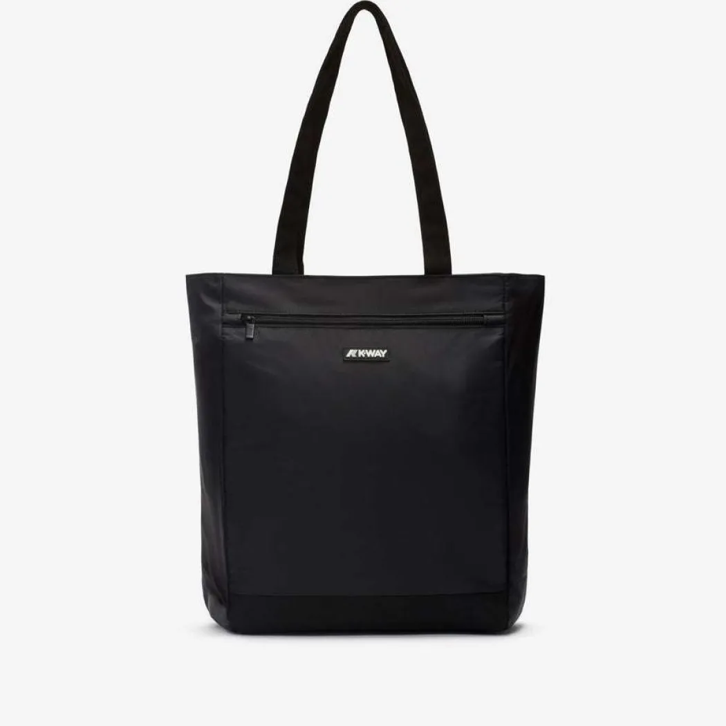 K-WAY BORSA A SPALLA ELLIANT BLACK PURE -K7116NW