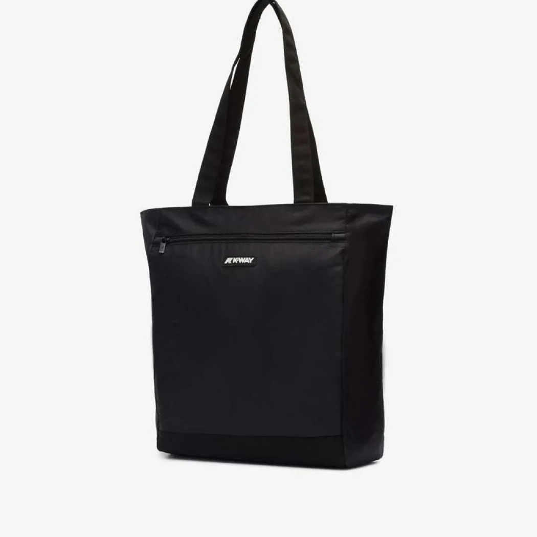 K-WAY BORSA A SPALLA ELLIANT BLACK PURE -K7116NW