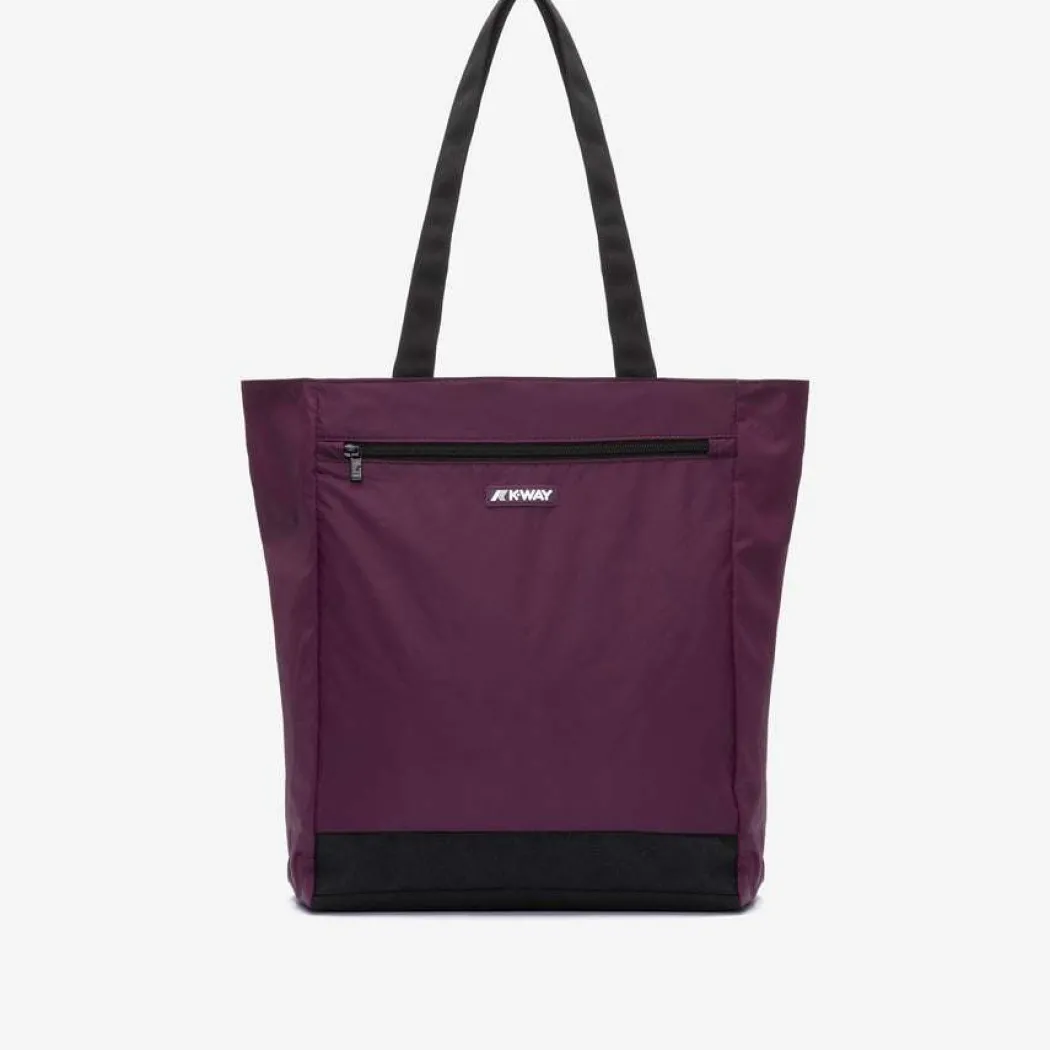 K-WAY BORSA A SPALLA ELLIANT BLACK PURE -K7116NW