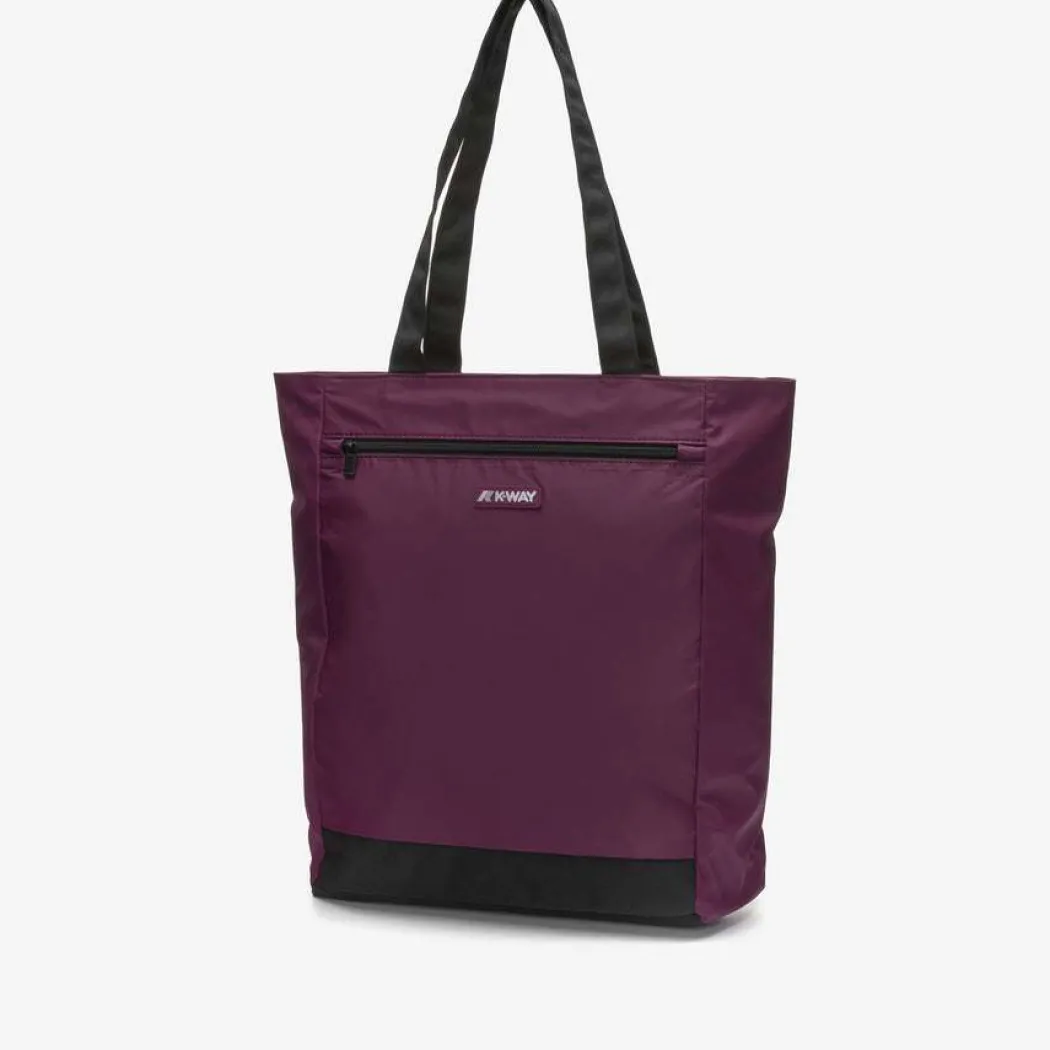 K-WAY BORSA A SPALLA ELLIANT BLACK PURE -K7116NW