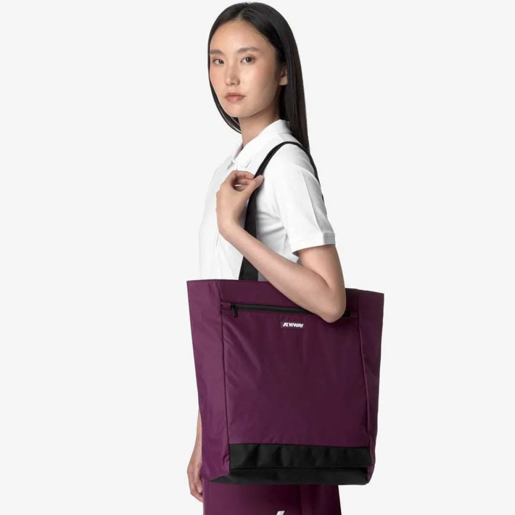 K-WAY BORSA A SPALLA ELLIANT BLACK PURE -K7116NW