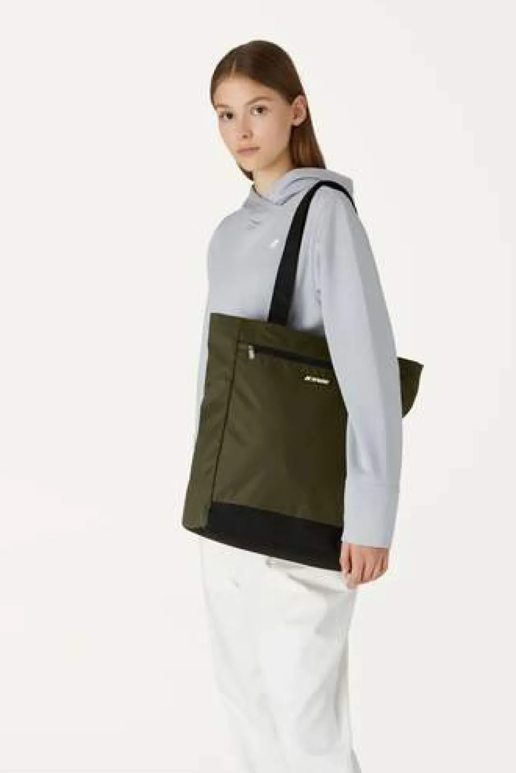 K-WAY BORSA A SPALLA ELLIANT BLACK PURE -K7116NW