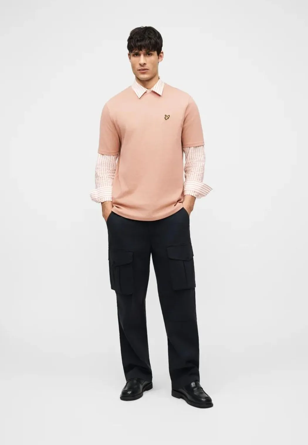 LYLE & SCOTT Popcorn Jacquard T-SHIRT uomo - TS2406V
