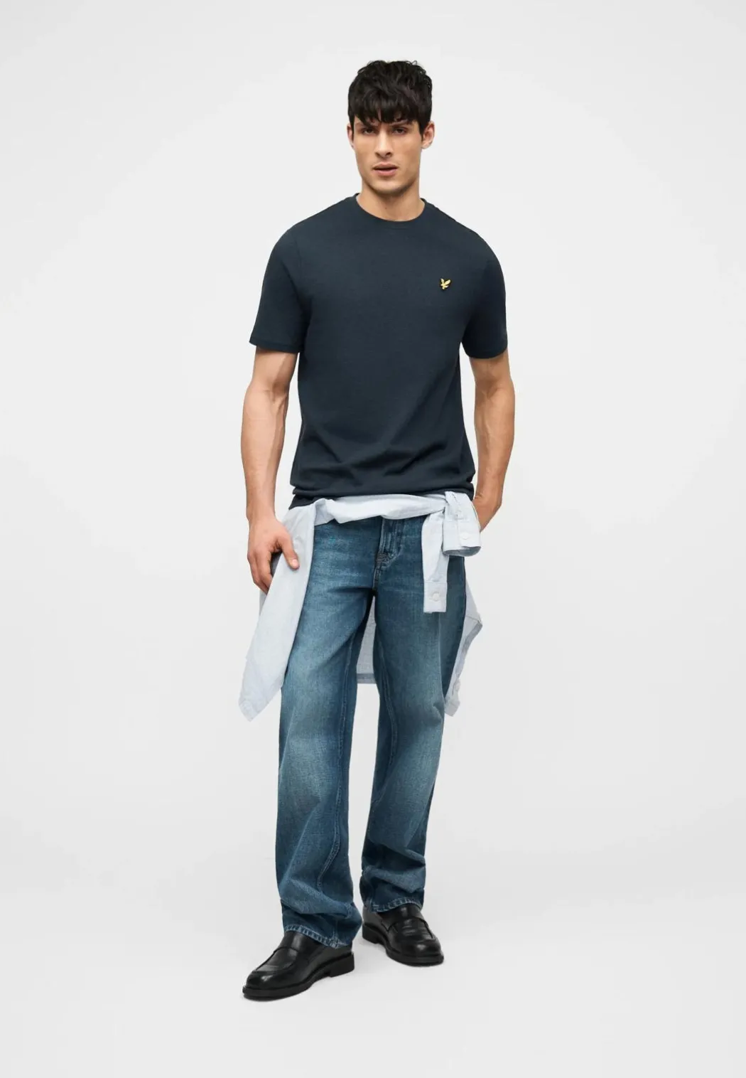 LYLE & SCOTT Popcorn Jacquard T-SHIRT uomo - TS2406V