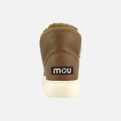 MOU MOU Eskimo Sneaker Bold Stivaletto Pelle Pelo Cracked