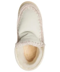 MOU MOU Eskimo Sneaker Bold Stivaletto Pelle Pelo Cracked