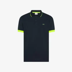 SUN 68 POLO SMALL STRIPE -A36120