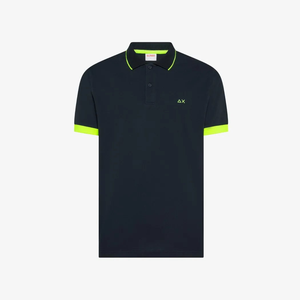 SUN 68 POLO SMALL STRIPE -A36120