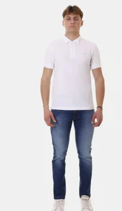 SUN 68 POLO UOMO JERSEY -A36133