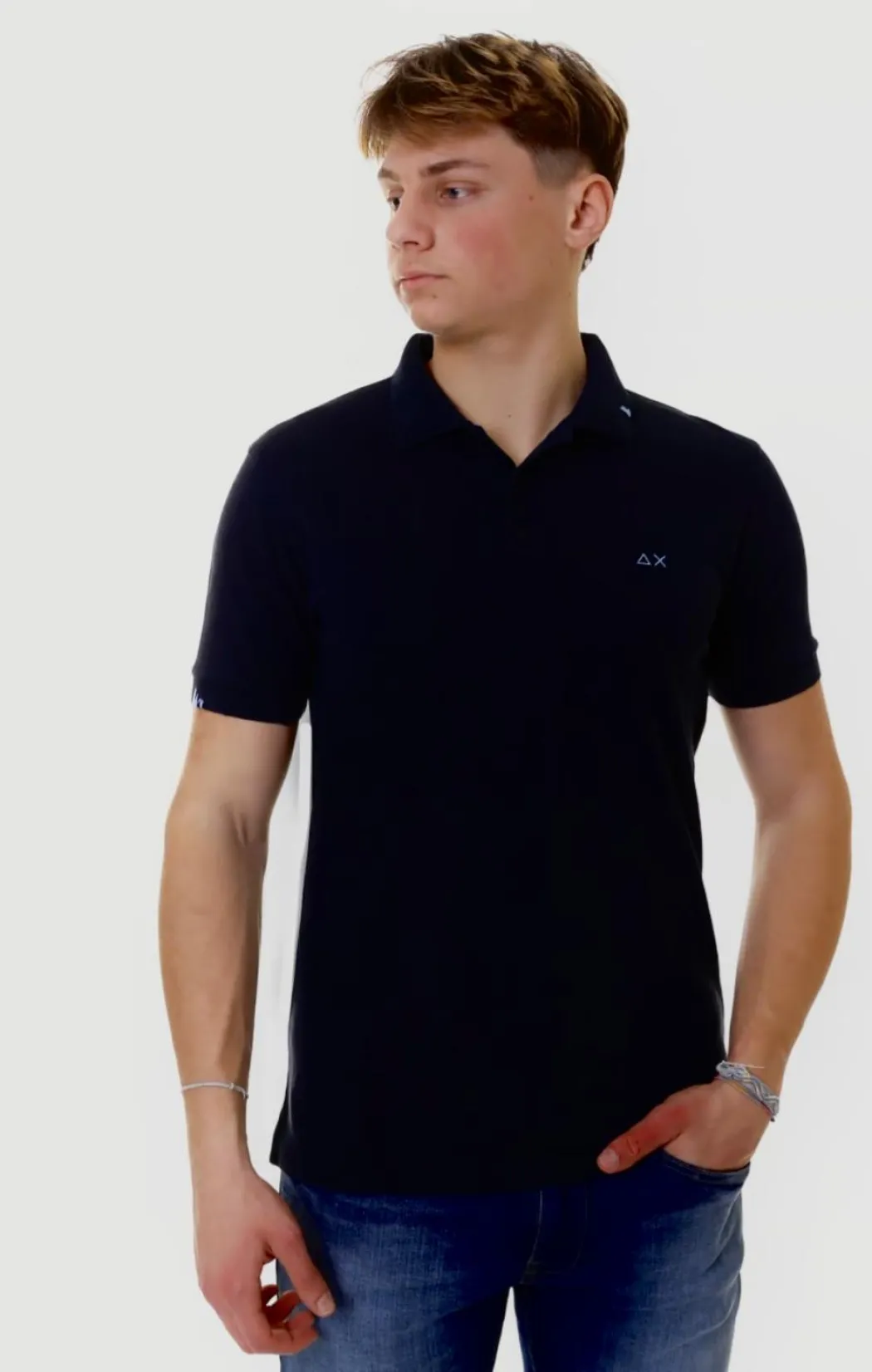 SUN 68 POLO UOMO JERSEY -A36133