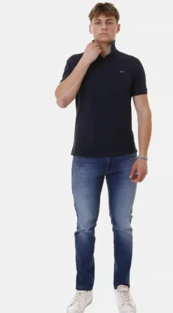 SUN 68 POLO UOMO JERSEY -A36133