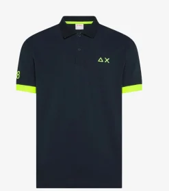SUN 68 POLO UOMO BIG LOGO -A36121