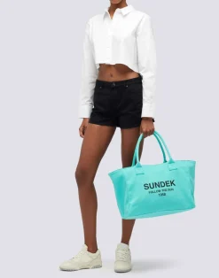 SUNDEK SHOPPER STONE WASHED BORSA A SPALLA -AW832ABCV500