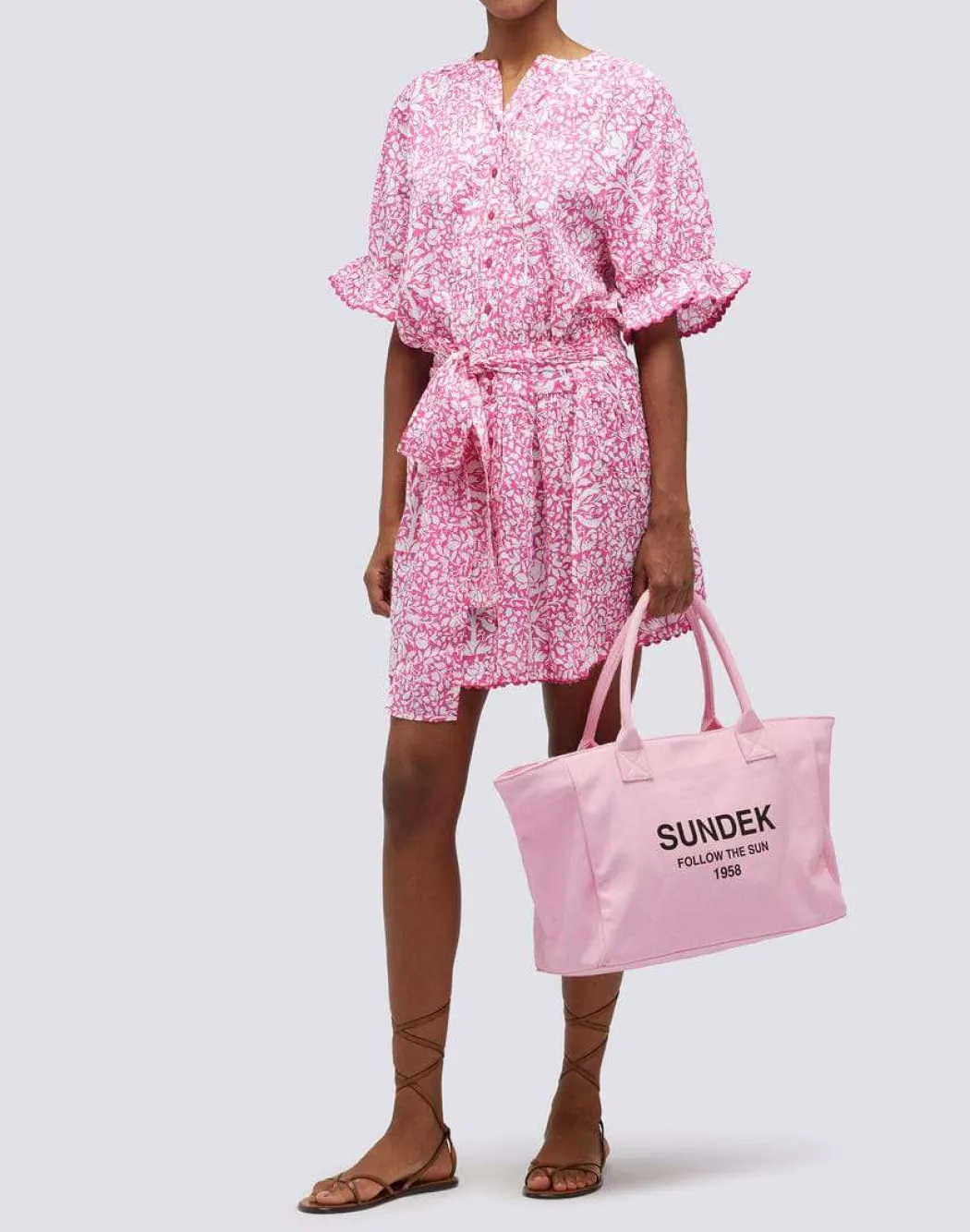 SUNDEK SHOPPER STONE WASHED BORSA A SPALLA -AW832ABCV500