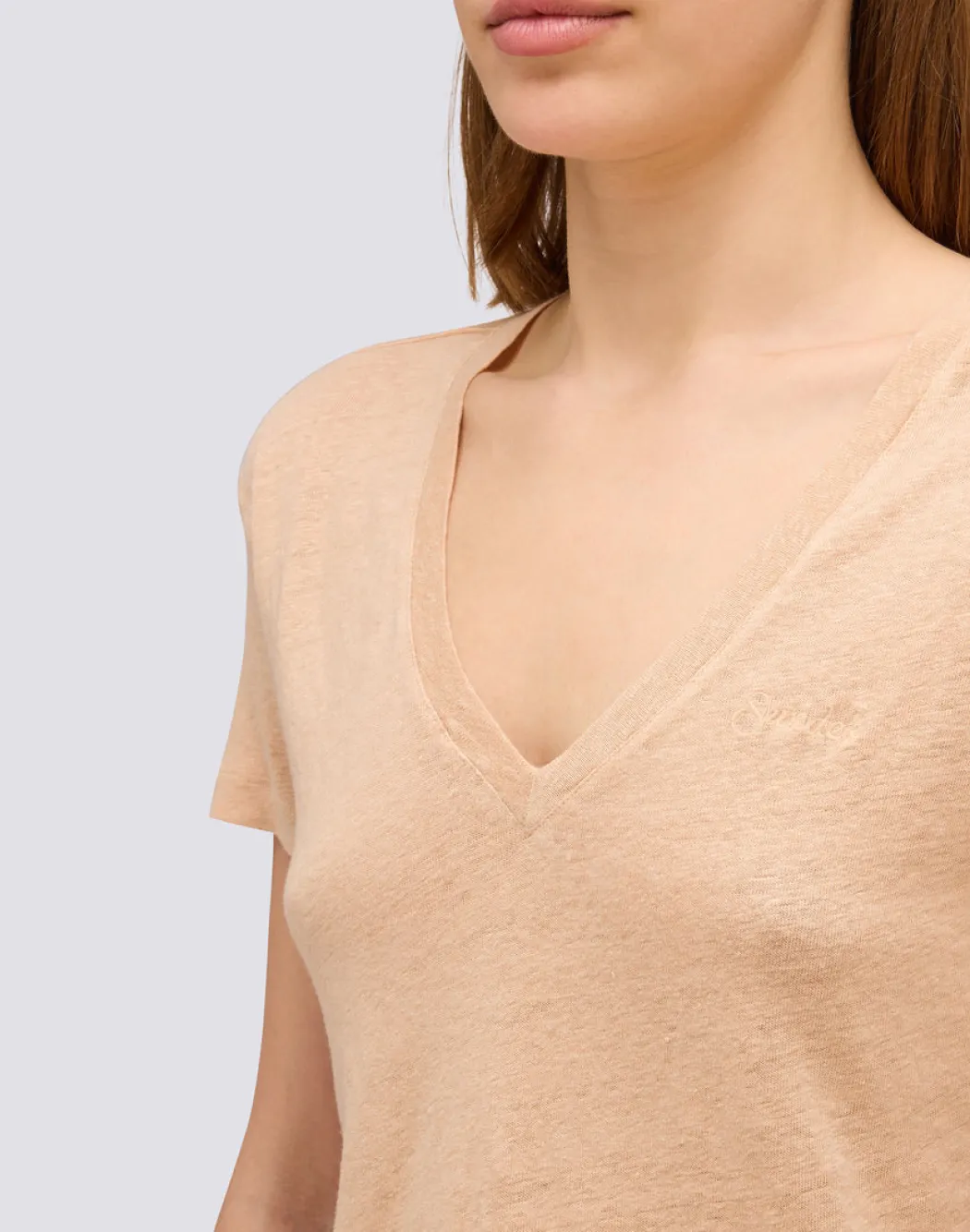 SUNDEK V-NECK T-SHIRT DONNA -W967TELI800
